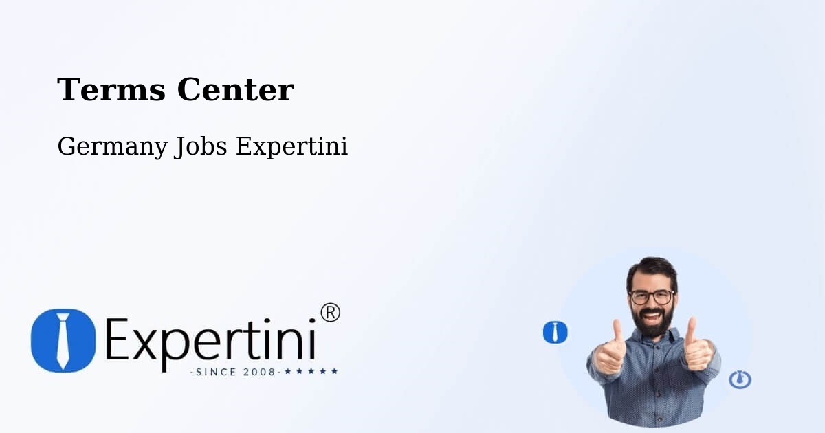 Terms Center - Germany Jobs Expertini