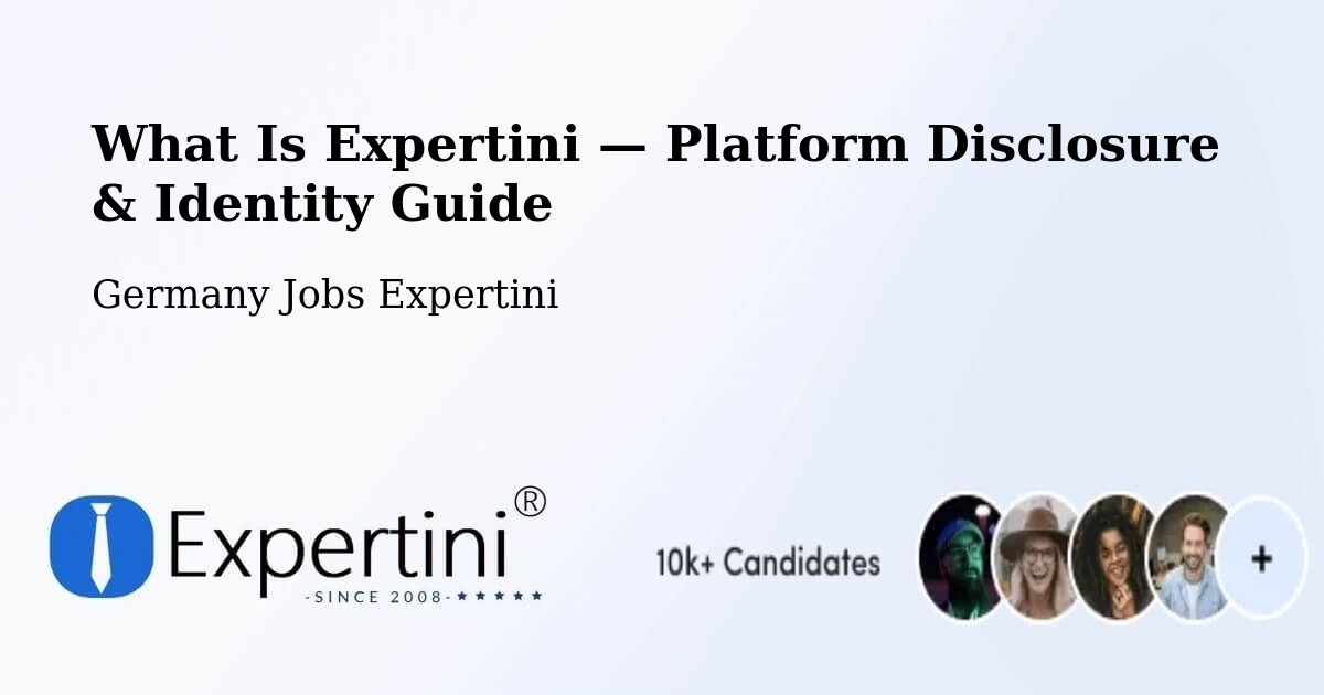What Is Expertini — Platform Disclosure & Identity Guide – Brackel